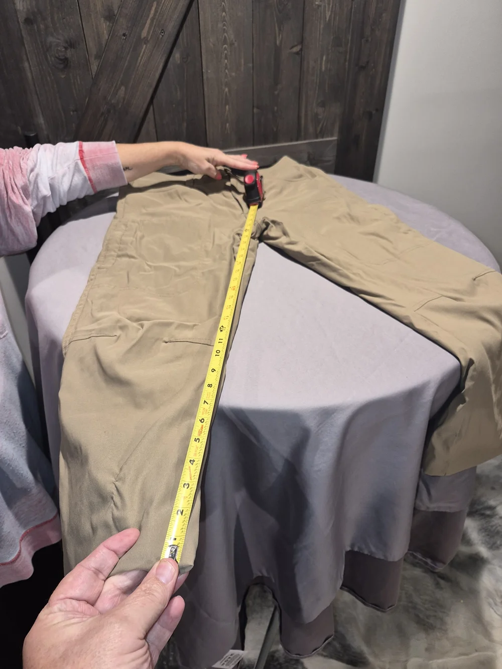 Orvis Men's Tan Fleece Lined Pants. Inseam Length Altered To 24